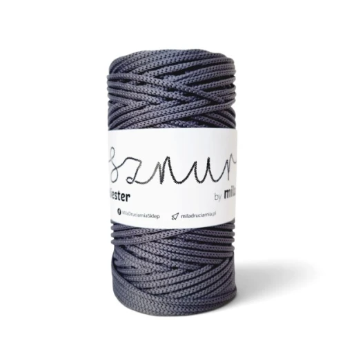 sznurek poliestrowy 3 mm, 100 m, na torebkę 142 stalowy