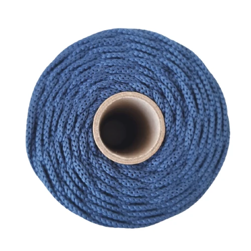 sznurek poliestrowy 3 mm, 100 m, na torebkę 72 ciemny jeans