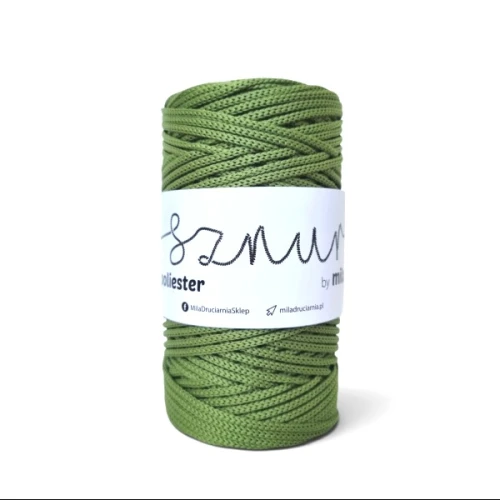 Sznurek poliestrowy by Mila 3 mm, 100m, 107 zielony