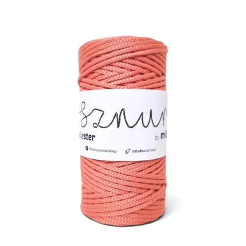 Sznurek poliestrowy by Mila 3 mm, 100 m, 78 łosoś