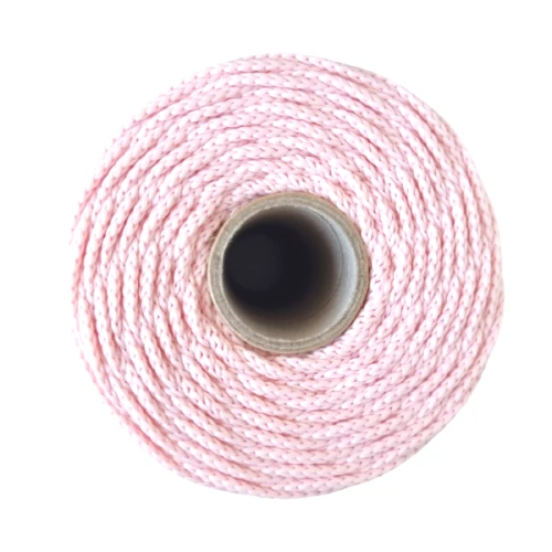 Sznurek poliestrowy by Mila 3 mm, 100 m, 134 jasny róż