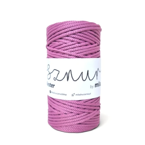 Sznurek poliestrowy by Mila 3 mm, 100 m, 102 wrzos
