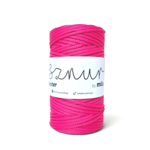 Sznurek poliestrowy by Mila 3 mm, 100 m, 287 Barbie