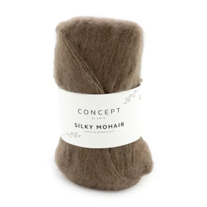 Włóczka Katia Concept Silky Mohair 129 szaro-brązowy