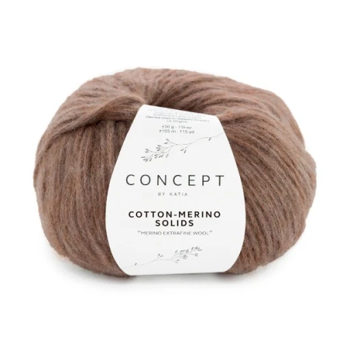 Włóczka Katia Concept Cotton-Merino Solids 61 brązowy