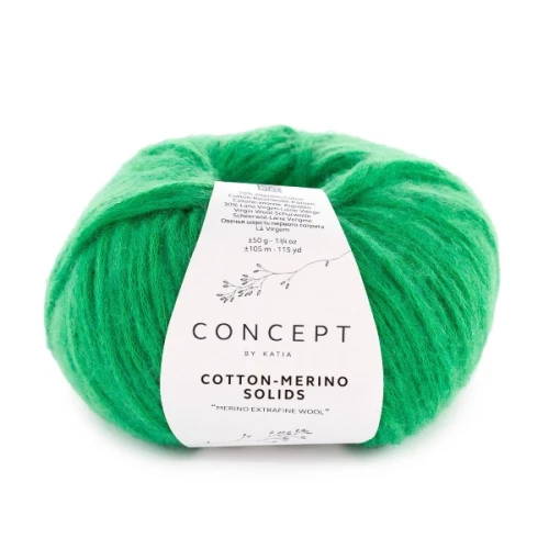 Włóczka Katia Concept Cotton-Merino Solids 67 zielony