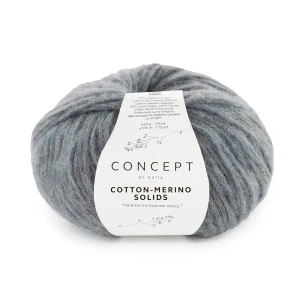 Włóczka Katia Concept Cotton-Merino Solids 69 szary