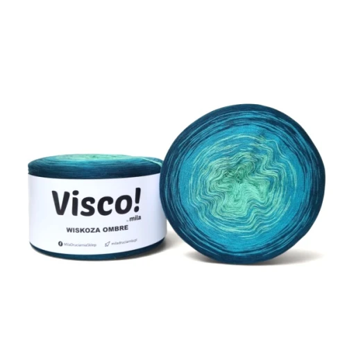 Włóczka Visco! Ombre MW49 KARAIBSKI VIBE, CARIBBEAN VIBE