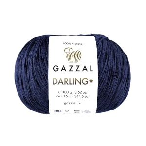 Włóczka Gazzal Darling 555 granatowy