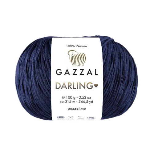 Włóczka Gazzal Darling 555 granatowy