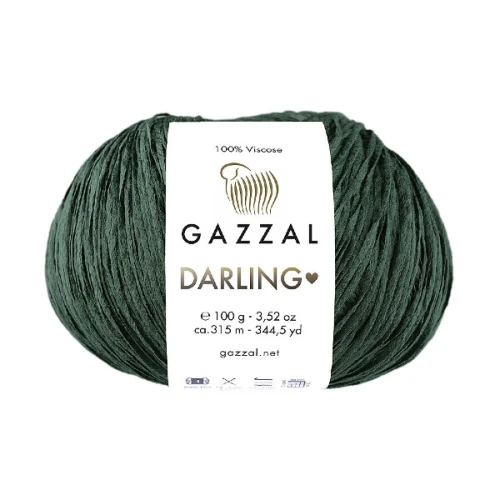 Włóczka Gazzal Darling 556 zielony