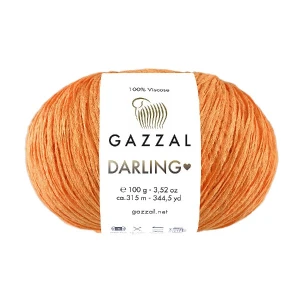 Włóczka Gazzal Darling 557 pomarańczowy