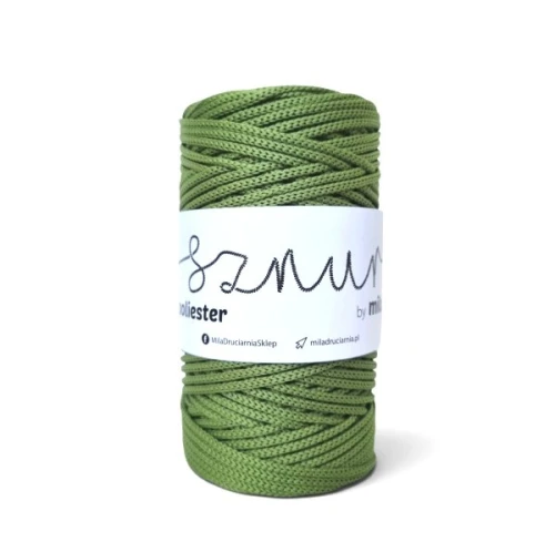 Sznurek poliestrowy by Mila 3 mm, 100m, 107 zielony