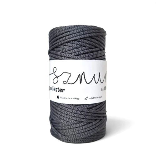sznurek poliestrowy 3 mm, 100 m, na torebkę  41 grafit