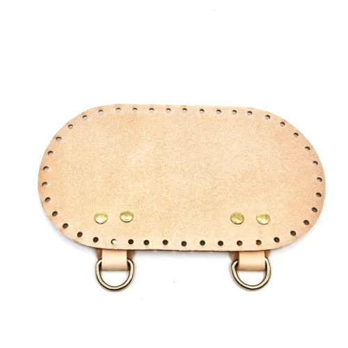 Dno, spód do plecaka z mocowaniami, owal 22x12cm, CAMEL