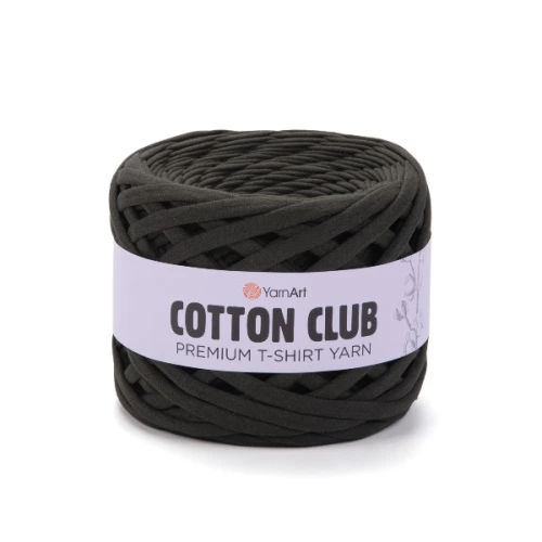 Włóczka Cotton Club Premium T-shirt 7359 ciemna oliwka
