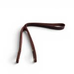 Uszy, uchwyty skórzane podwójne 840/380mm, 2szt,UB1 burgund złote okucia