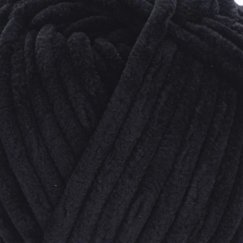 Włóczka Yarn Art Dolce 742 czarny, pluszowa, futerkowa, maskotki, zabawki