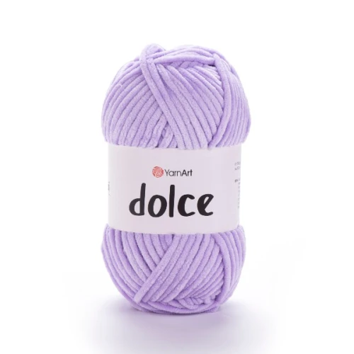 Włóczka Yarn Art Dolce 744 liliowy, pluszowa, futerkowa, zabawki, maskotki