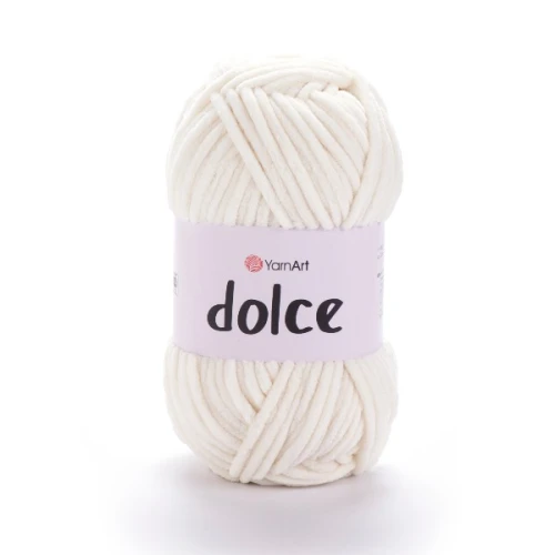 Włóczka Yarn Art Dolce 745 kremowy, pluszowa, futerkowa, zabawki, maskotki, amigurumi