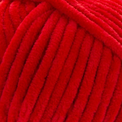 Włóczka Yarn Art Dolce 748 czerwony, puszysta, futerkowa, szenilowa, zabawki, maskotki, amigurumi