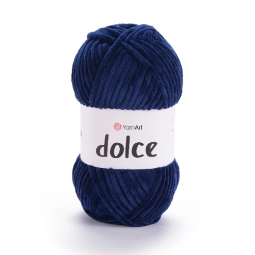Włóczka Yarn Art Dolce 756 granatowy, puszysta, futerkowa, szenilowa, zabawki, maskotki, amigurumi
