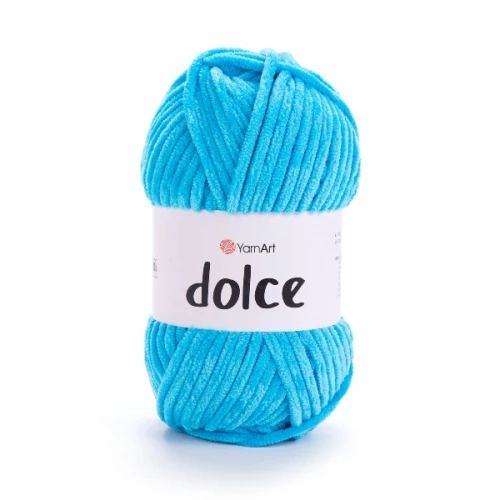Włóczka Yarn Art Dolce 758 turkus, puszysta, szenilowa, futerkowa, zabawki, maskotki, amigurumi