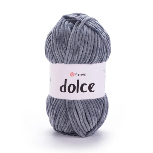 Włóczka Yarn Art Dolce 760 grafitowy, szelilowa, pluszowa, zabawki, maskotki, amigurumi
