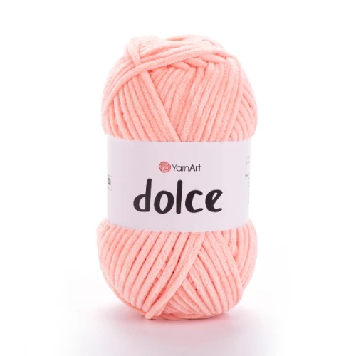 Włóczka Yarn Art Dolce 764 brzoskwinia, puszysta, pluszowa, futerkowa, zabawki, maskotki, amigurumi
