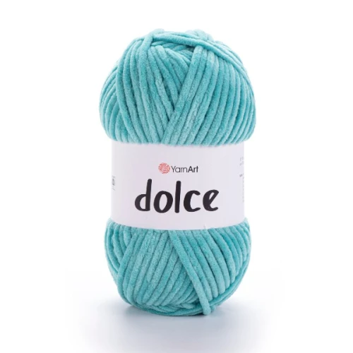 Włóczka Yarn Art Dolce 770 miętowy, pluszowa, szenilowa, maskotki, zabawki, amigurumi