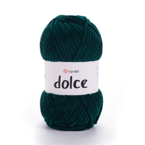 Włóczka Yarn Art Dolce 774 butelkowy, puszysta, szenilowa, futerkowa, miziata, zabawki, maskotki, amigurumi
