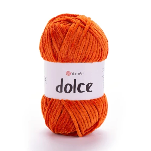 Włóczka Yarn Art Dolce 778 rudy, pluszowa, szenilowa, futrzasta, zabawki, maskotki, amigurumi