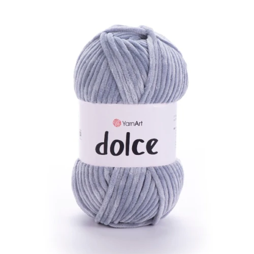 Włóczka Yarn Art Dolce 782 szary, pluszowa, futerkowa, zabawki, maskotki, amigurumi