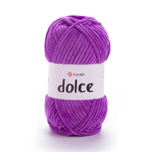 Włóczka Yarn Art Dolce 788 fiolet, pluszowa, szenilowa, futerkowa, zabawki, maskotki, amigurumi
