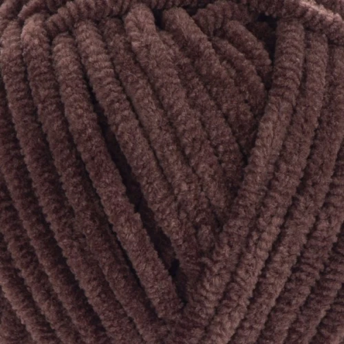Włóczka Yarn Art Dolce 791 brąz, pluszowa, puszysta, miziata, szenilowa, zabawki, amigurumi, maskotki