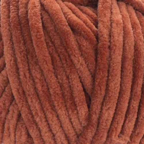 Włóczka Yarn Art Dolce 793 terakota, pluszowa, futerkowa, miziata, amigurumi, zabawki, maskotki
