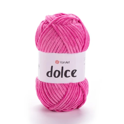 Włóczka Yarn Art Dolce 795 róż, pluszowa, futerkowa, zabawki, maskotki, amigurumi