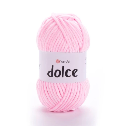 Włóczka Yarn Art Dolce 796 jasny róż, pluszowa, szenilowa, amigurumi, zabawki , maskotki