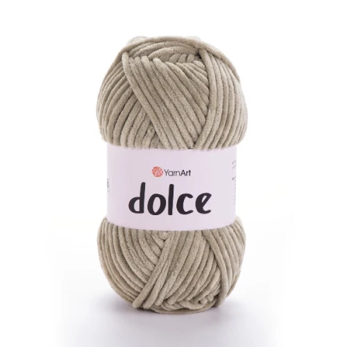 Włóczka Yarn Art Dolce 798 beż, pluszowa, szenilowa, amigurumi, zabawki, maskotki