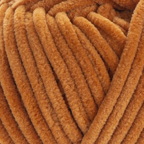 Włóczka Yarn Art Dolce 854 musztarda, pluszowa, miziata, amigurumi, zabawki, maskotki, szenilowa
