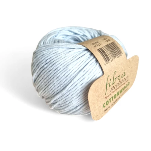 Włóczka Fibra Natura Cottonwood 41127 błękit, bawełna organiczna, na lato