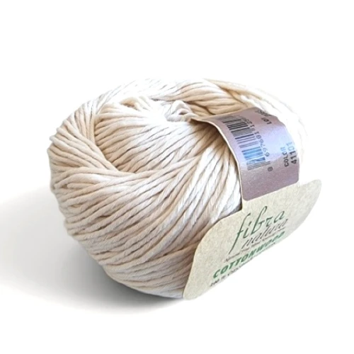 Włóczka Fibra Natura Cottonwood 41101 ecru