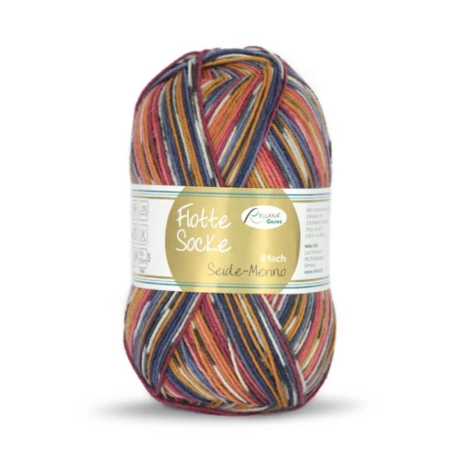 Włóczka Rellana Flotte Socke Seide-Merino 4001