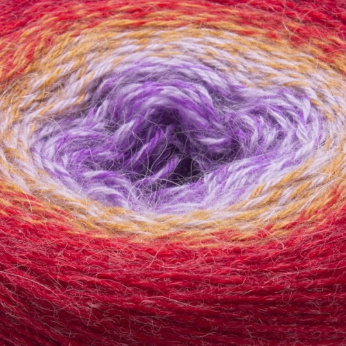 Włóczka Yarn Art Flowers Alpaca 419, alpaka, alpaca, akryl, z alpaką, z akrylem, na szale, na chusty, cieniowana, przejścia, ombre