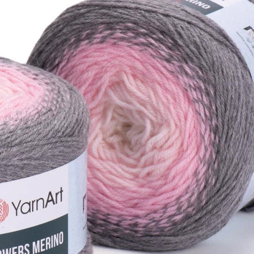 Włóczka Yarn Art Flowers Merino 544, wełna, akryl, z wełną, z akrylem, na chusty, na szale, ombre, przejścia, marino