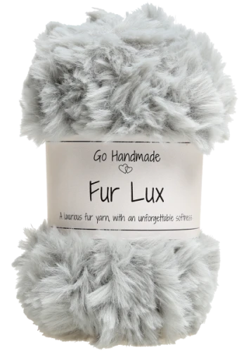 Włóczka Go handmade Fur Lux 17662 jasny szary