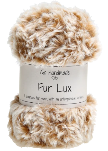 Włóczka Go handmade Fur Lux 17666 "wiewiórka"