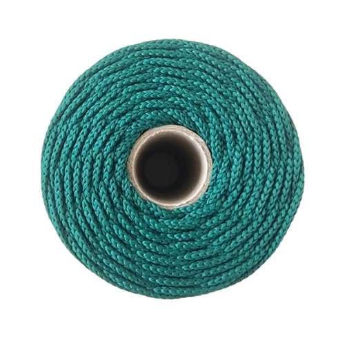 Sznurek poliestrowy by Mila 3 mm, 100m, 12 głęboka zieleń
