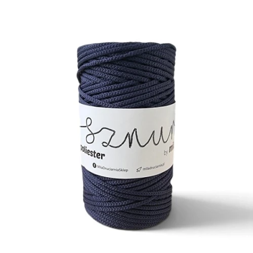 Sznurek poliestrowy by Mila 3 mm, 100m, 26 głęboki granat