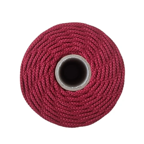 Sznurek poliestrowy by Mila 3 mm, 100m, 148 bordo